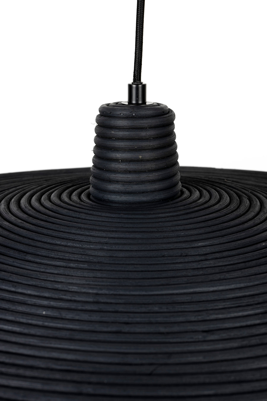 Balance hanglamp 60 cm (l) rotan zwart