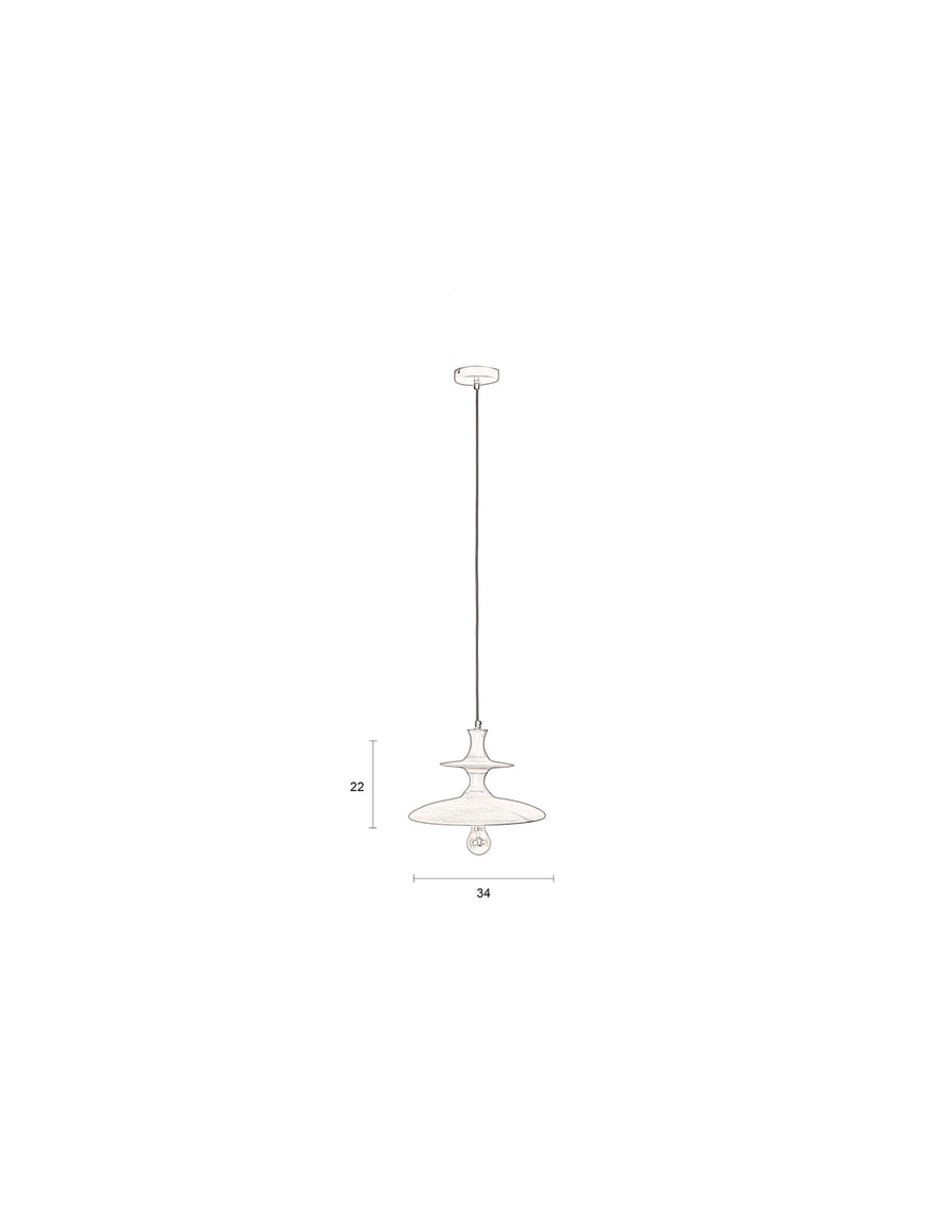 Hanglamp Cath S Notenhout