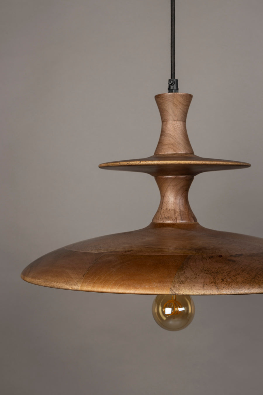 Hanglamp Cath L Notenhout