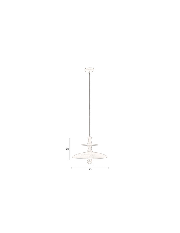Hanglamp Cath L Notenhout