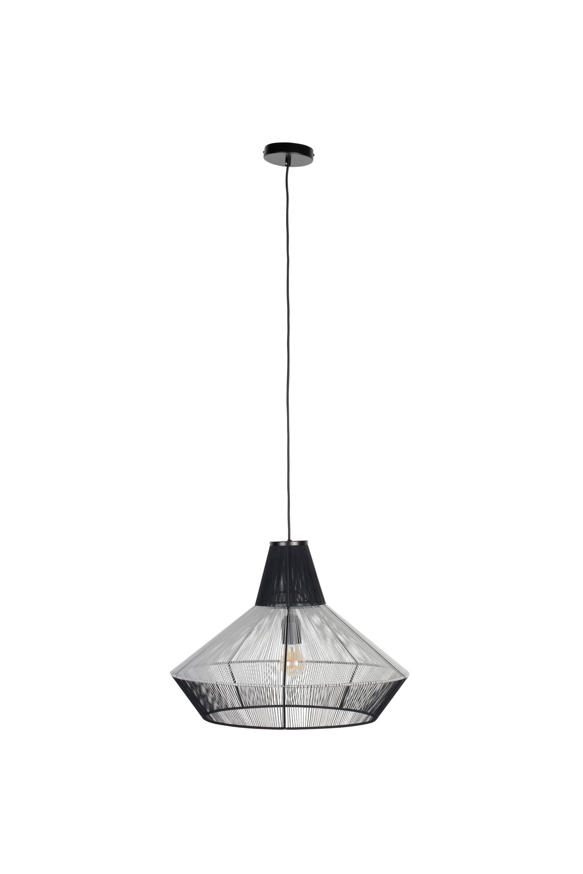 Fairy hanglamp zwart/ wit
