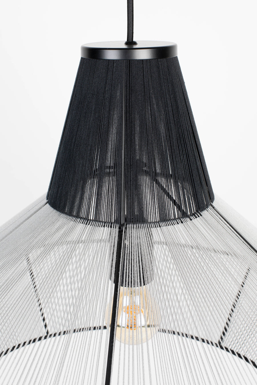 Fairy hanglamp zwart/ wit