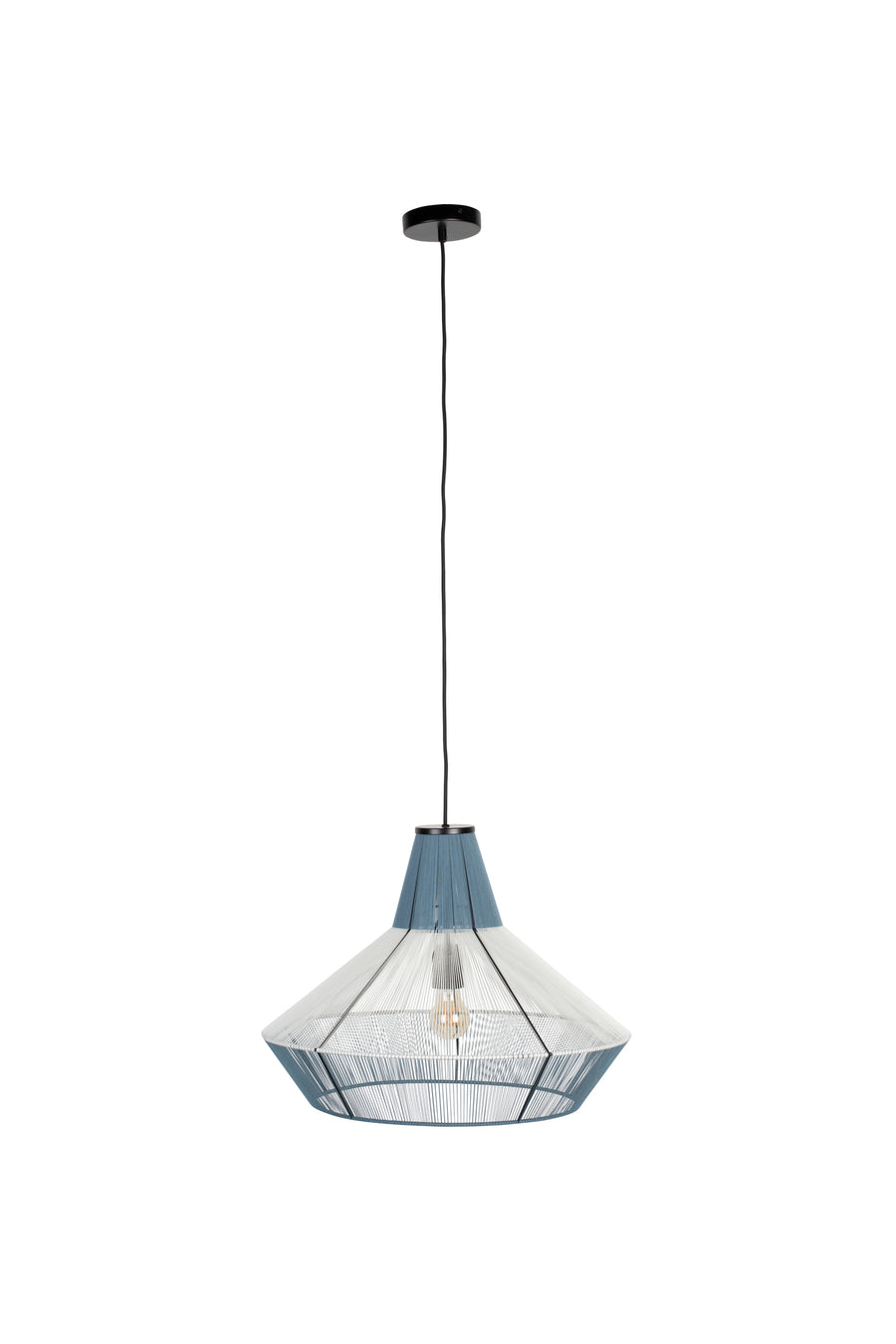 Fairy hanglamp blauw/ wit
