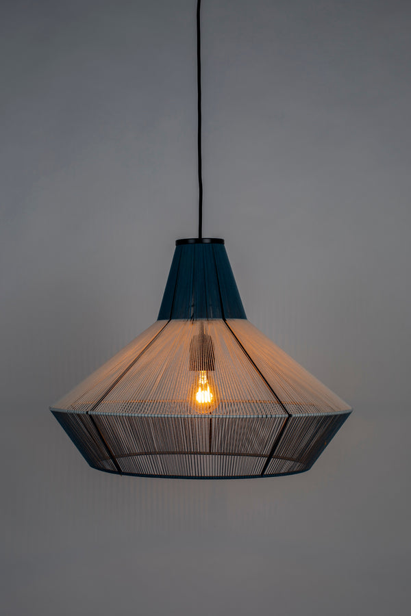 Fairy hanglamp blauw/ wit