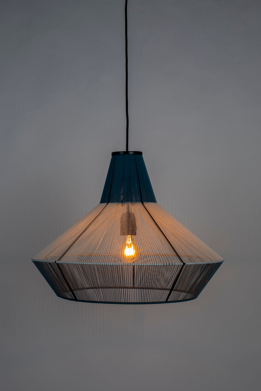 Fairy hanglamp blauw/ wit