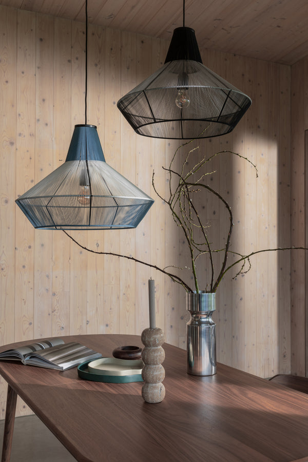 Fairy hanglamp blauw/ wit