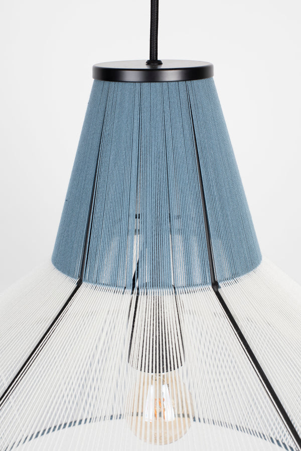 Fairy hanglamp blauw/ wit