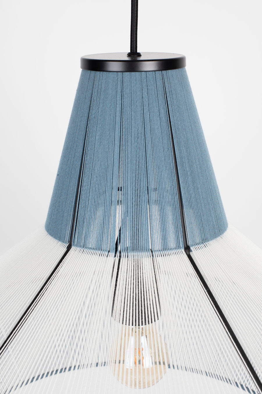 Fairy hanglamp blauw/ wit
