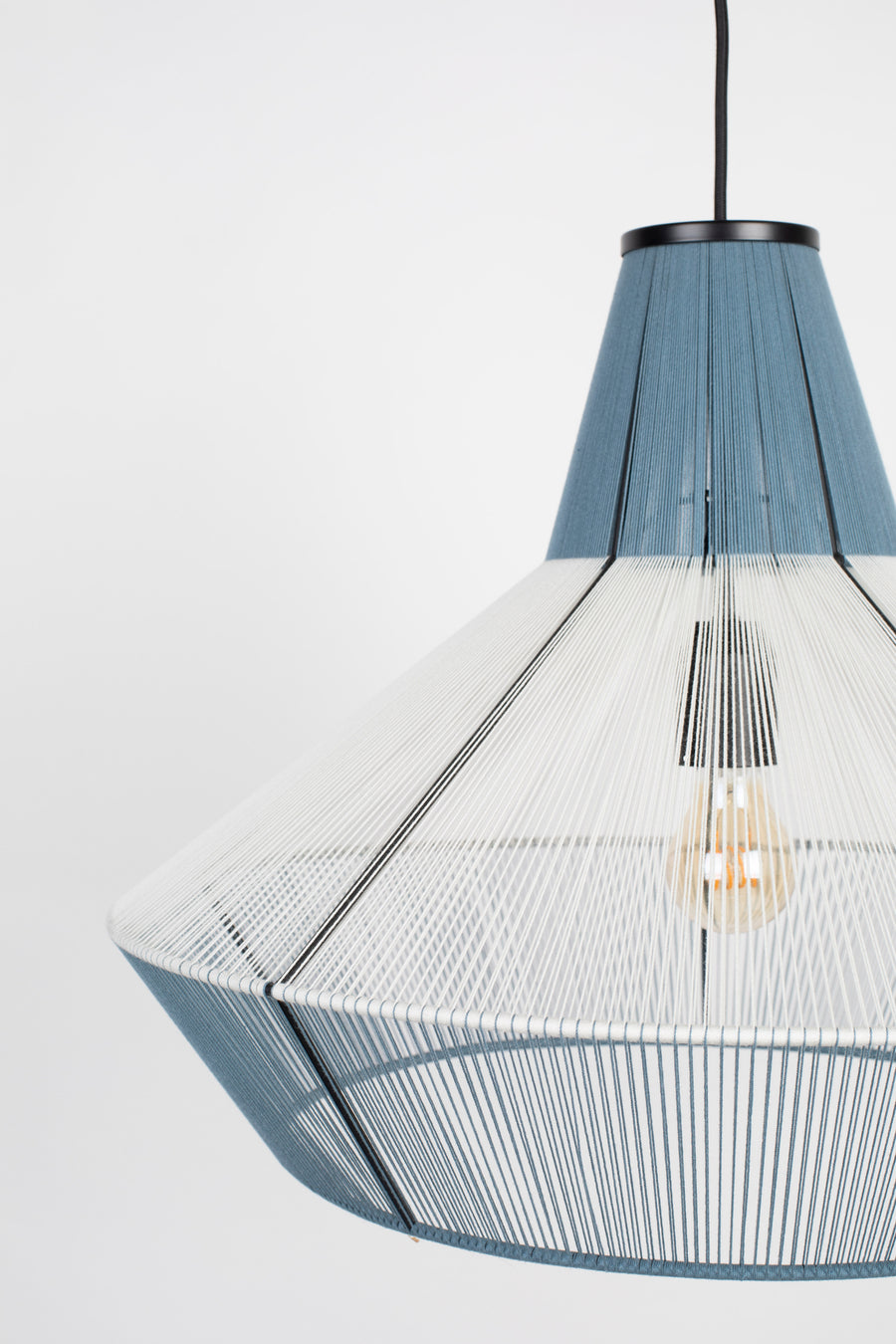 Fairy hanglamp blauw/ wit