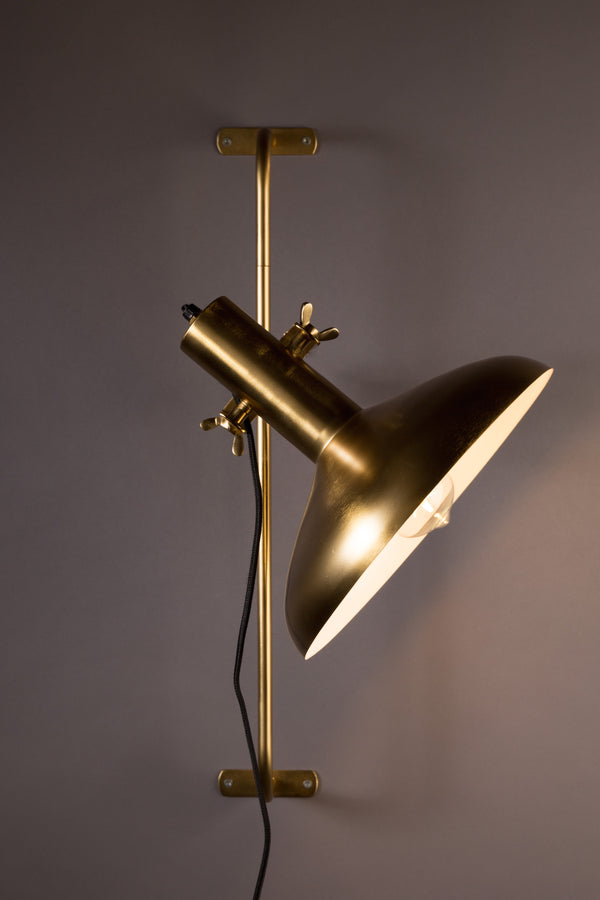 Karish wandlamp goud