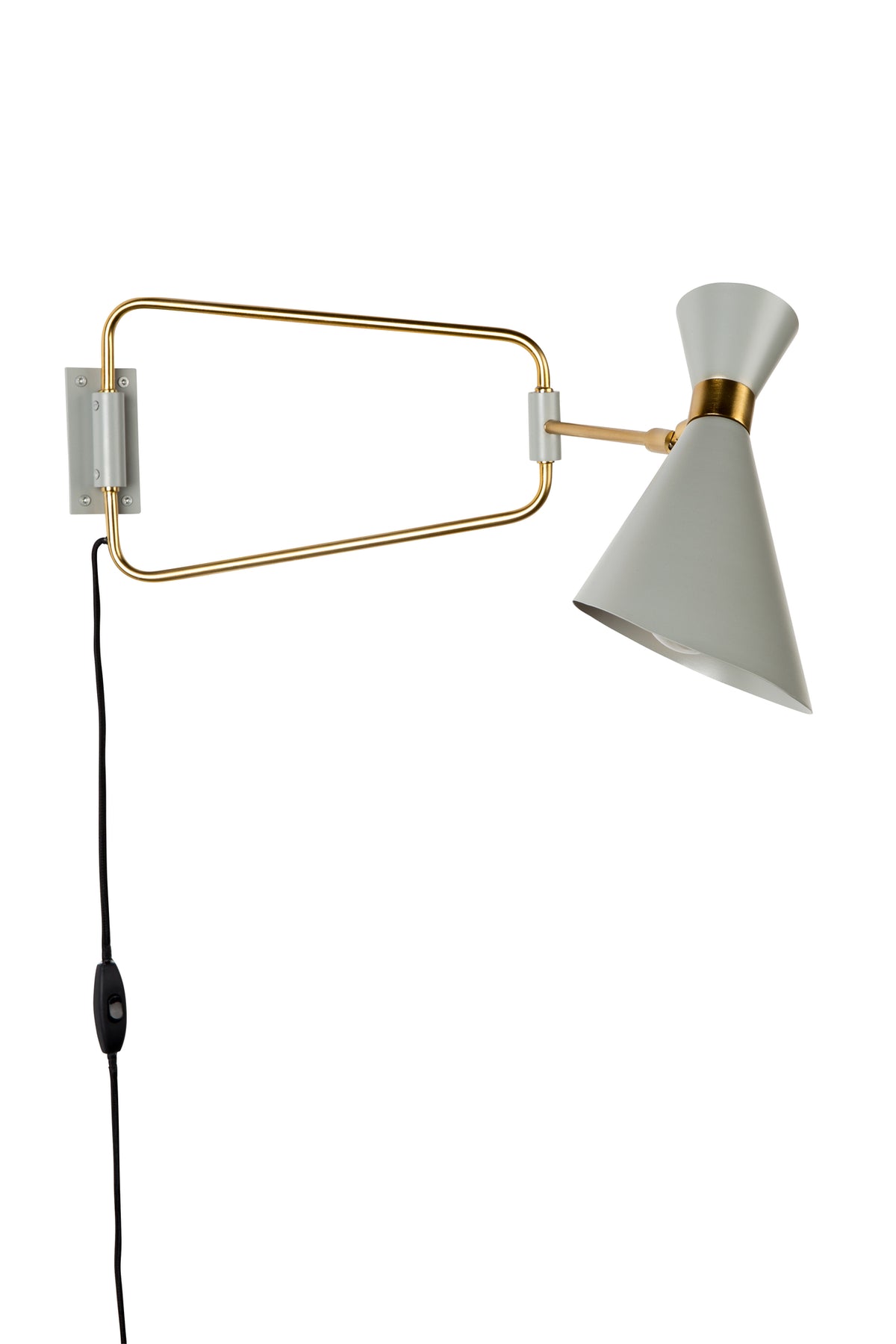 Wandlamp Shady Grijs