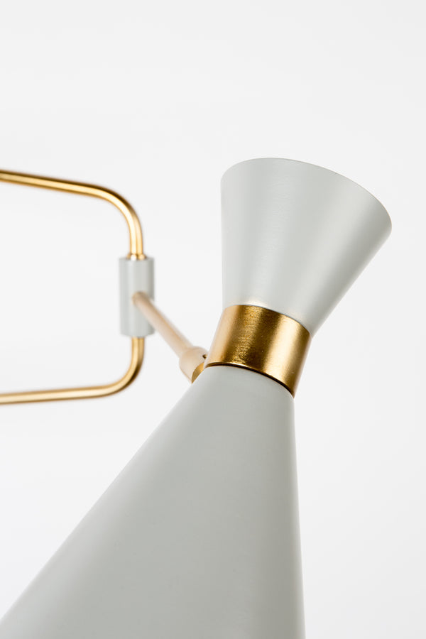Wandlamp Shady Grijs