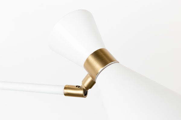 Wandlamp Double Shady Wit