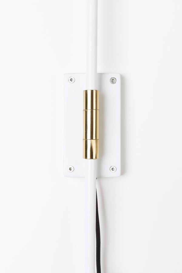 Wandlamp Double Shady Wit