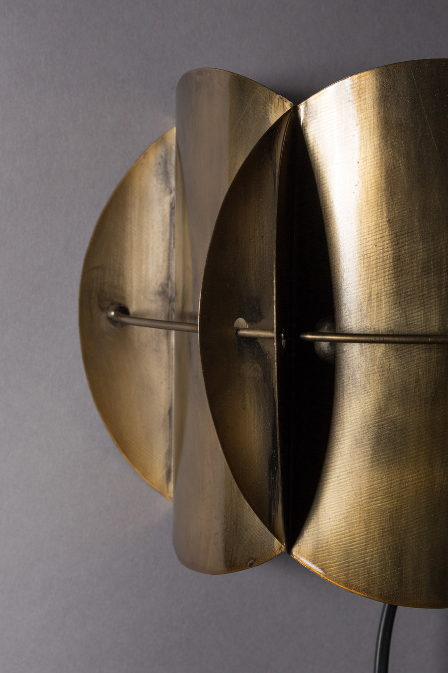 Wandlamp Corridor Antique Messing (set van 8)