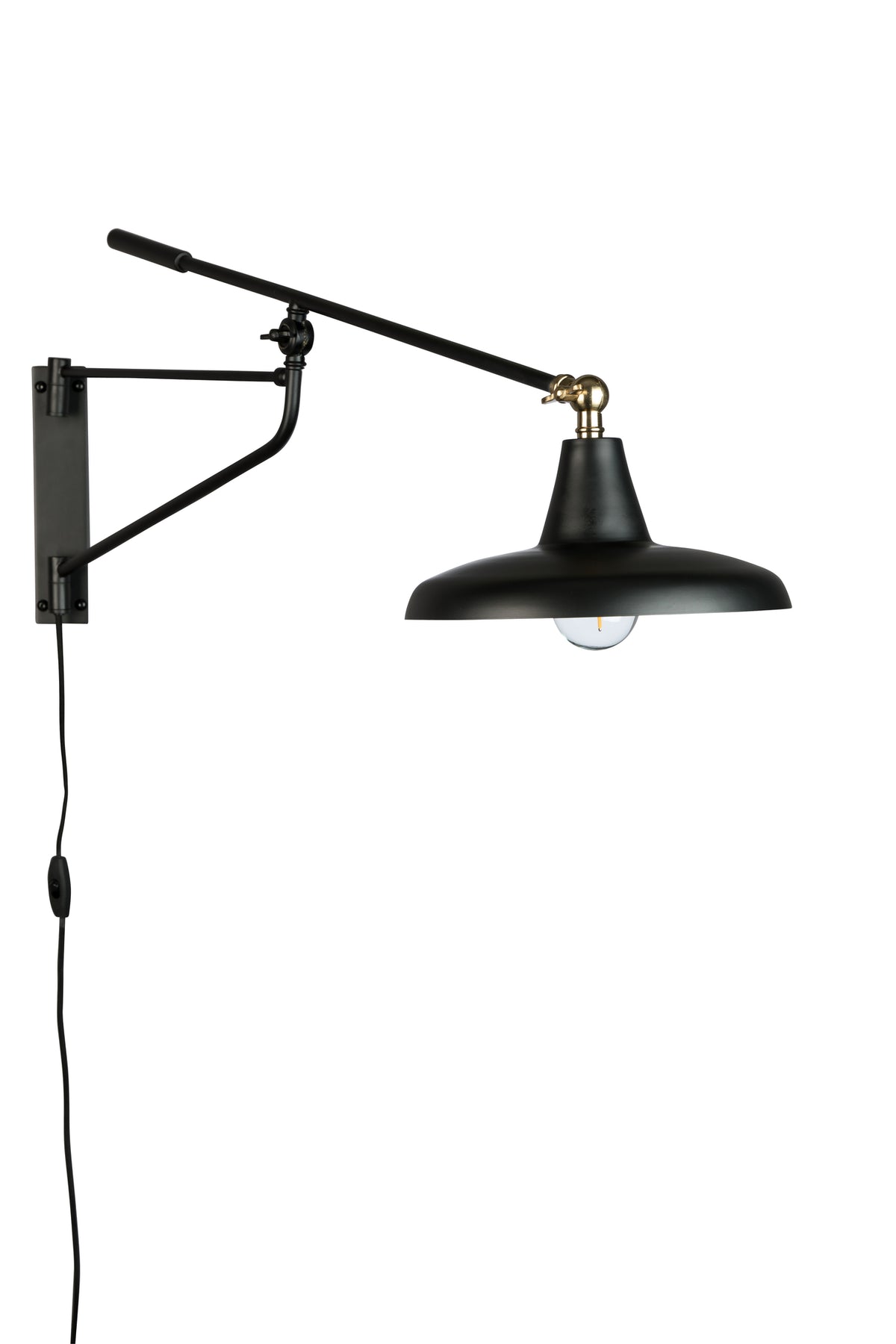 Wandlamp Hector Zwart