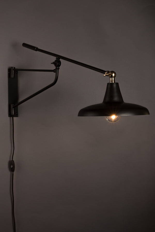 Wandlamp Hector Zwart