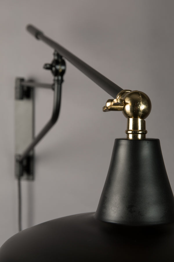 Wandlamp Hector Zwart
