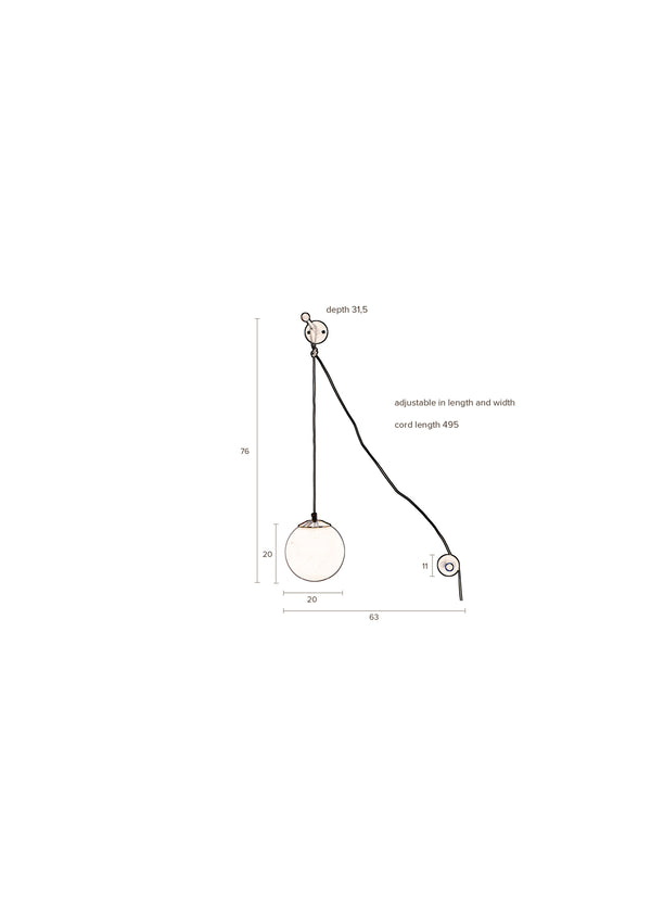 Bulan wandlamp