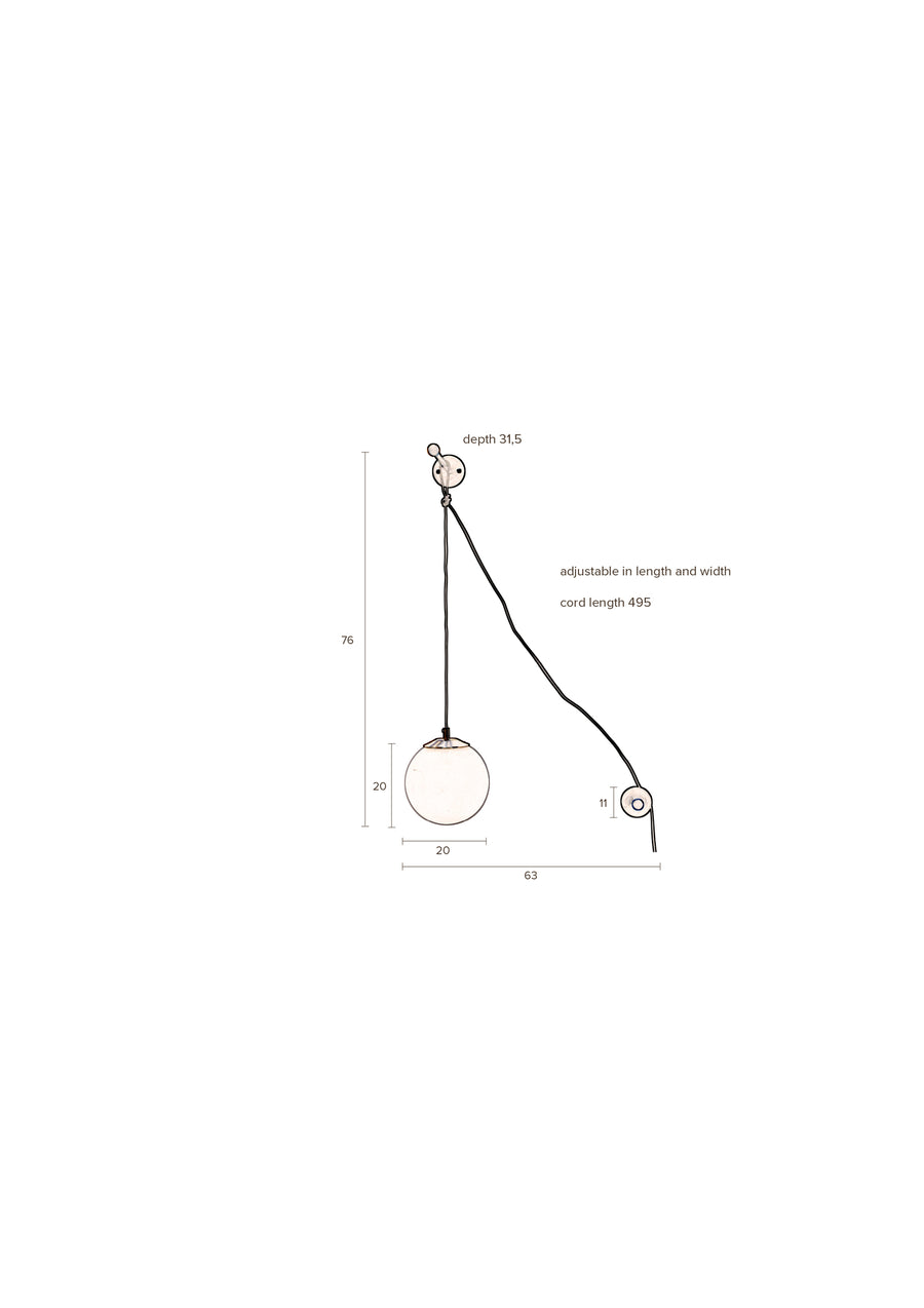Bulan wandlamp