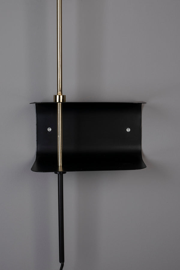 Shaw wandlamp zwart
