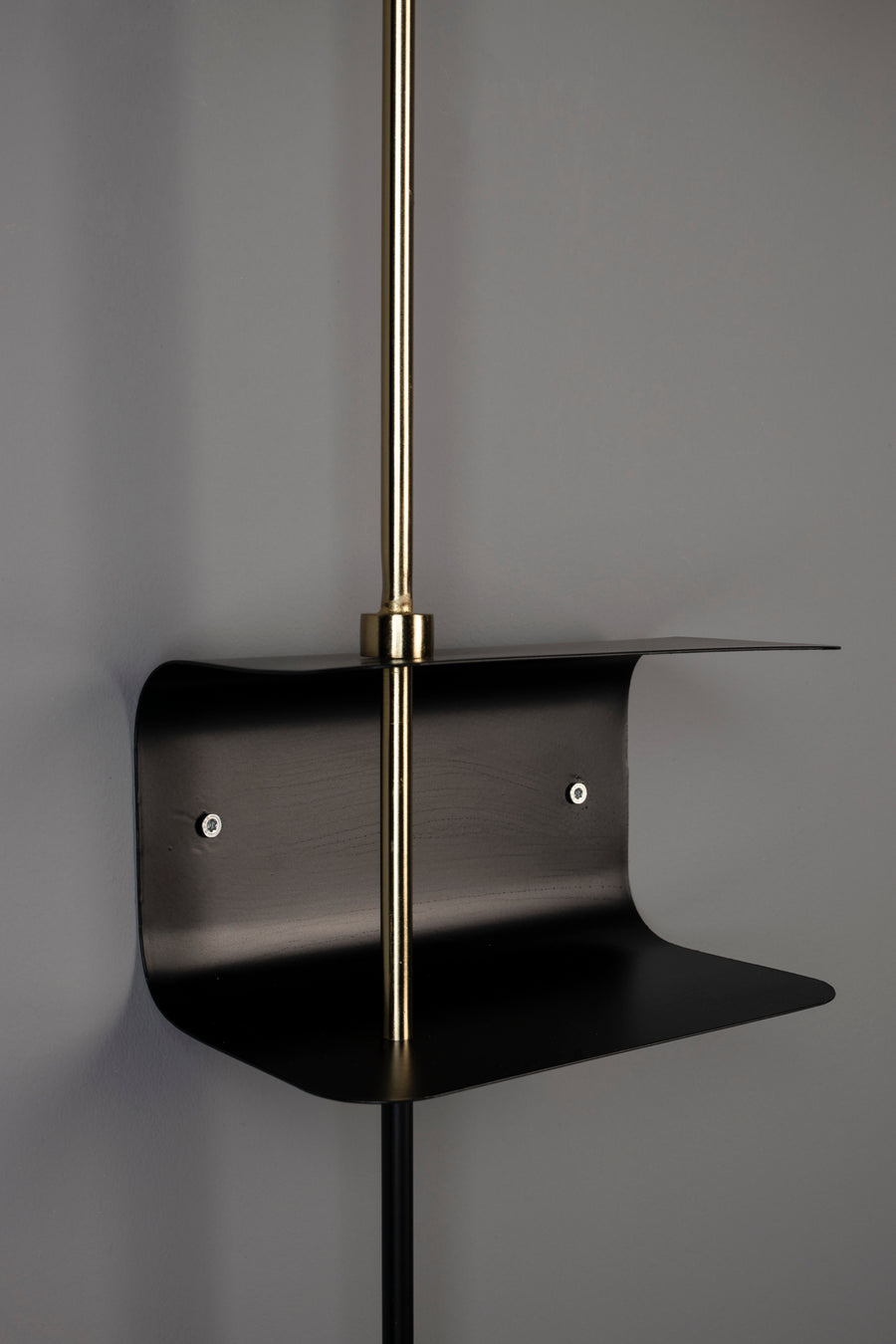 Shaw wandlamp zwart
