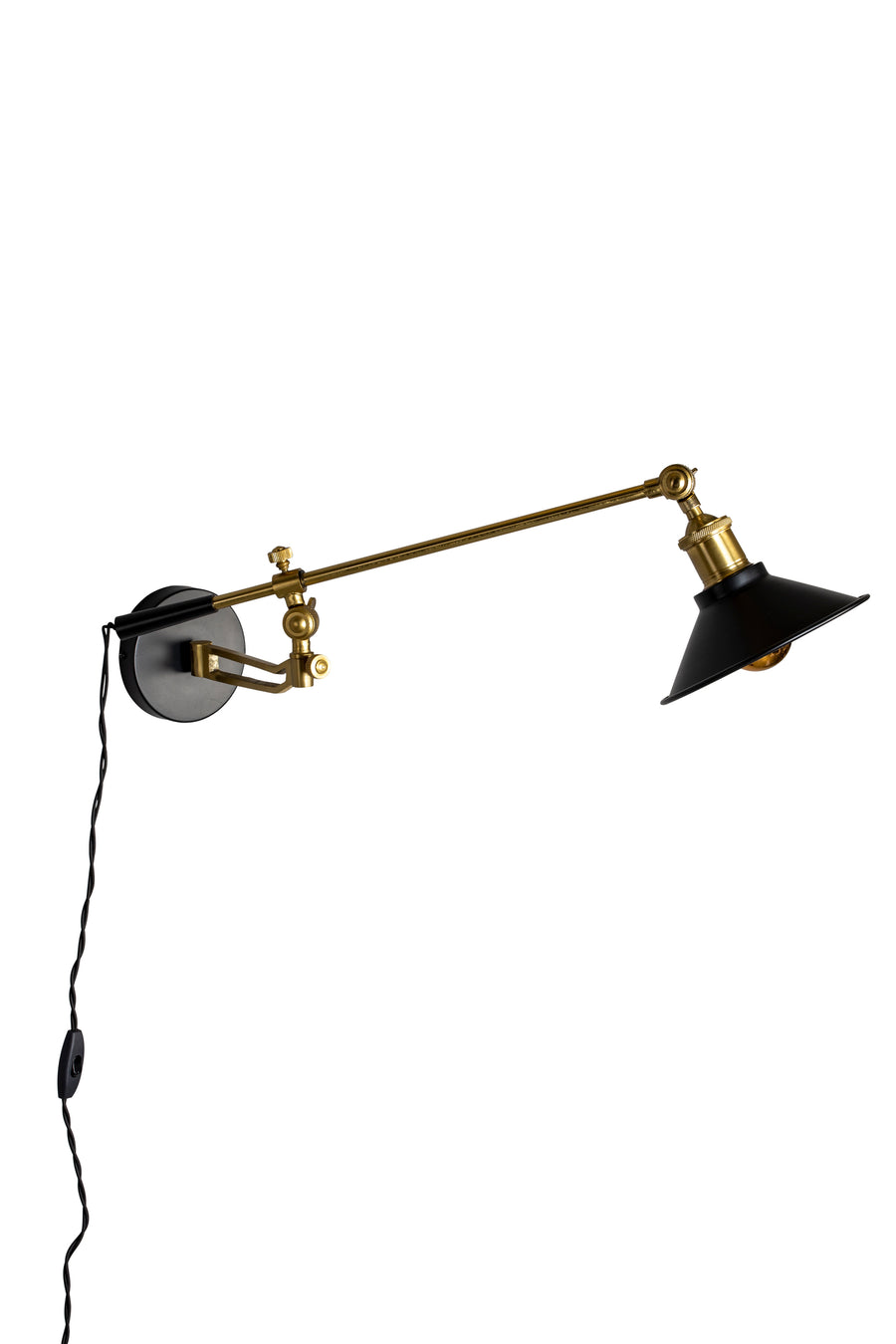Penelope wandlamp zwart