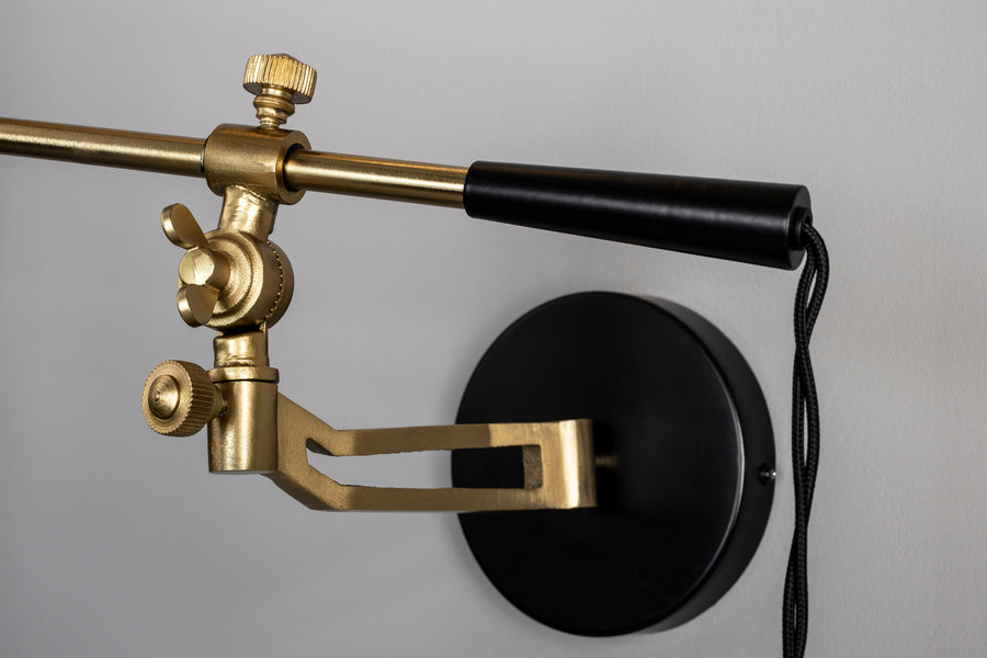 Penelope wandlamp zwart