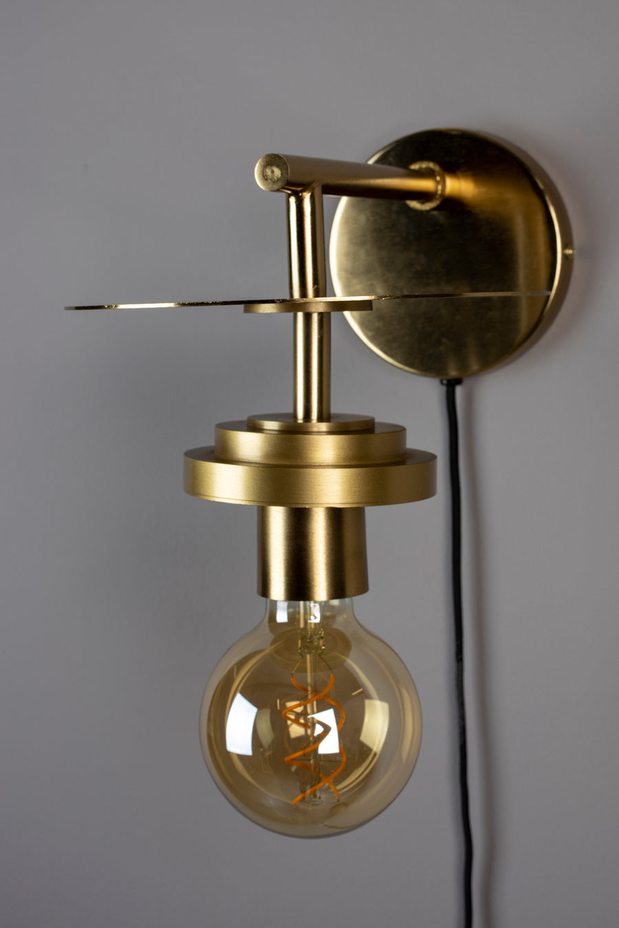 Aden wandlamp goud