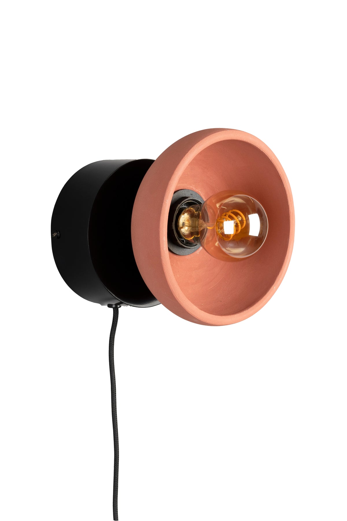 Zahra wandlamp terracotta