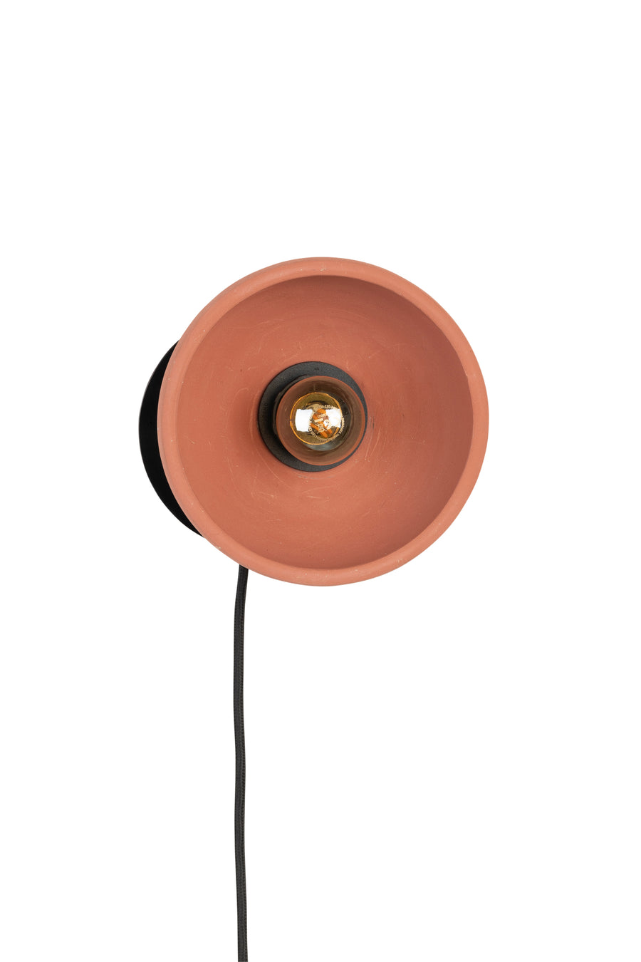 Zahra wandlamp terracotta