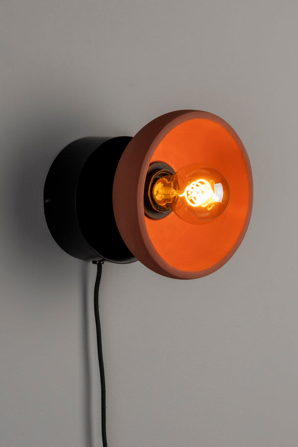 Zahra wandlamp terracotta