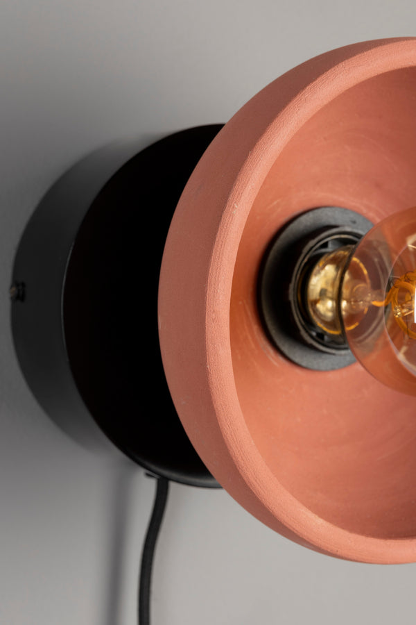 Zahra wandlamp terracotta