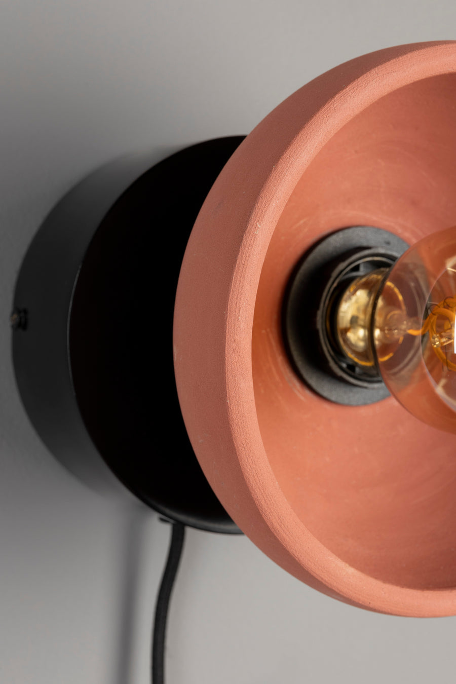 Zahra wandlamp terracotta