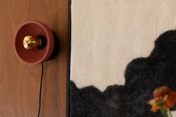Zahra wandlamp terracotta