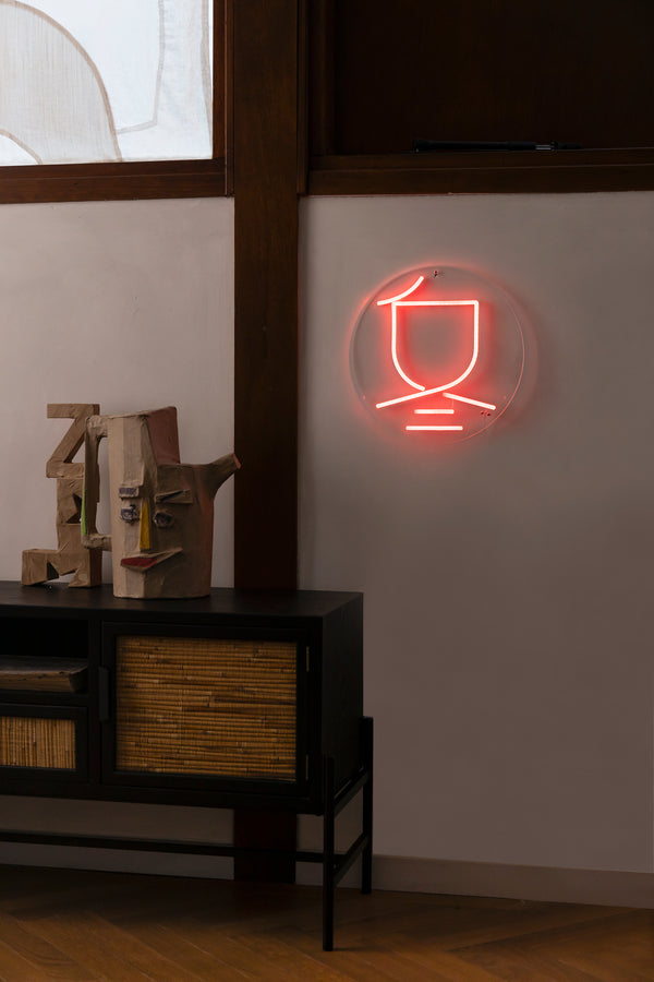 Sya winter neon wandlamp