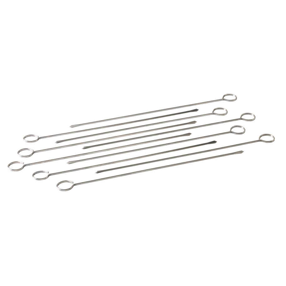 Spiezenset RVS (set van 10)