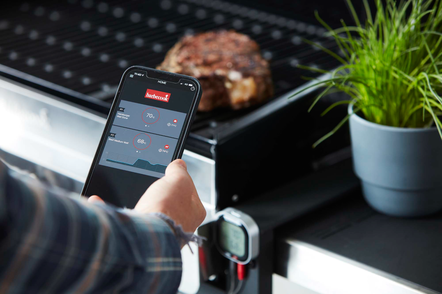 Digitatale thermometer met app
