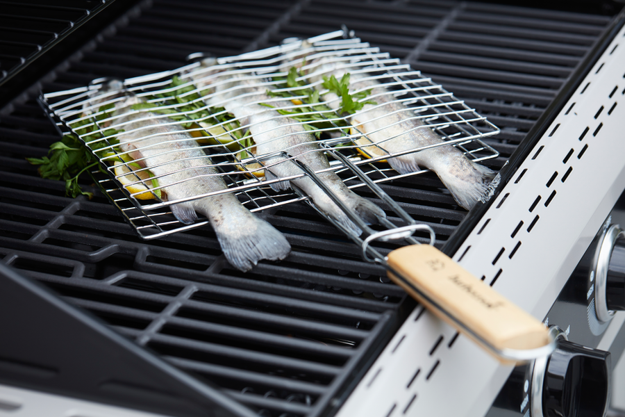 Visgrill voor 3 vissen FSC
