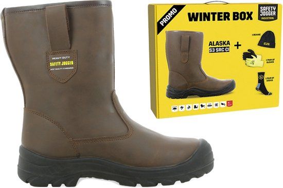 Winterlaars Alaska S3 bruin maat 38 winterbox