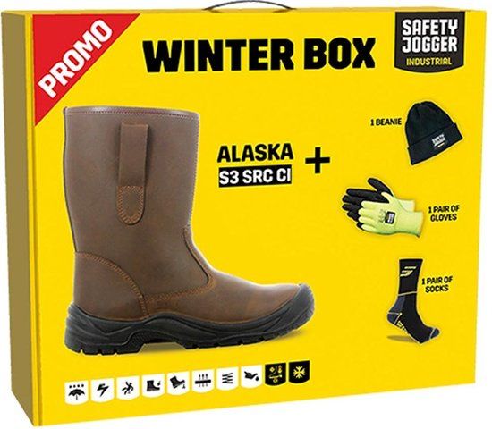 Winterlaars Alaska S3 bruin maat 42 winterbox