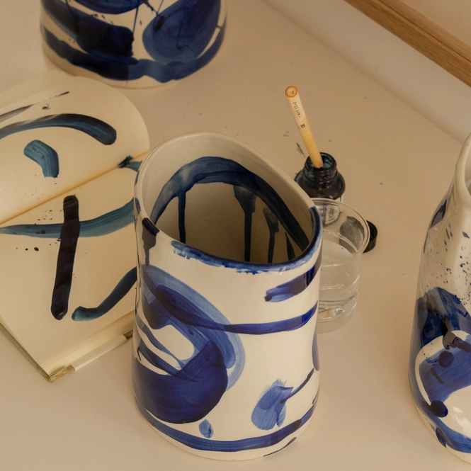 Vaas Sophia M blauw - Marie Michielsen