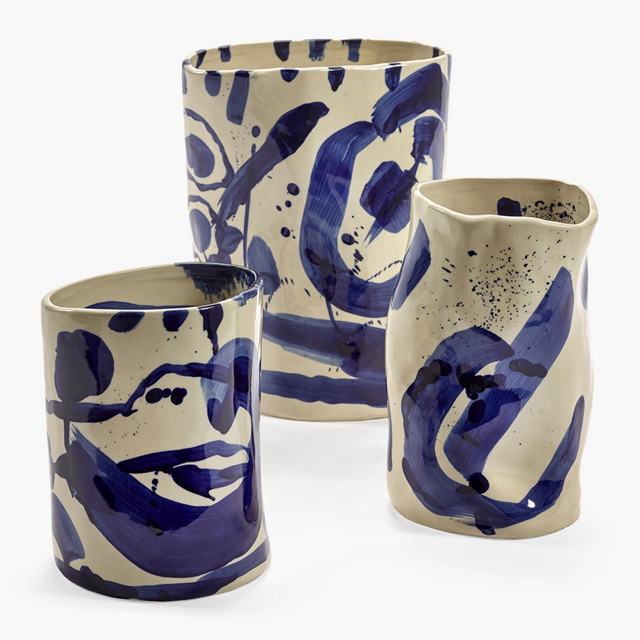 Vaas Sophia L blauw - Marie Michielsen