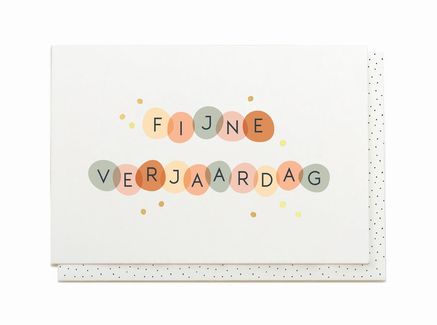 EEN HELE FIJNE VERJAARDAG VOOR JOU