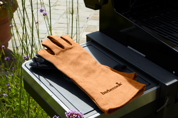 Barbecue handschoen zacht leer