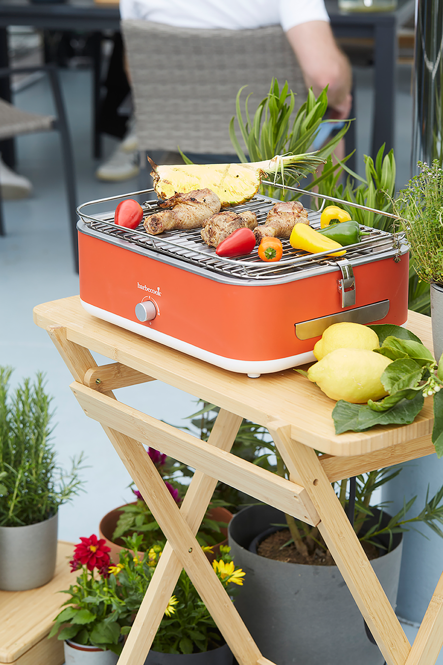 Barbecue E-Carlo rood