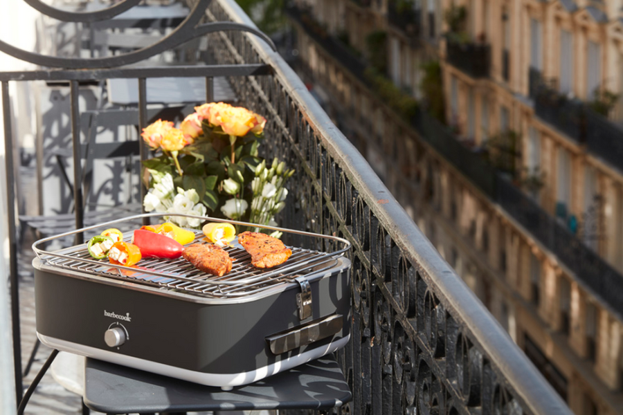 Barbecue E-Carlo grijs