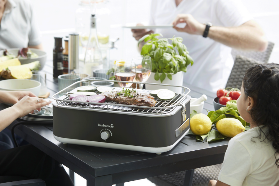 Barbecue E-Carlo grijs
