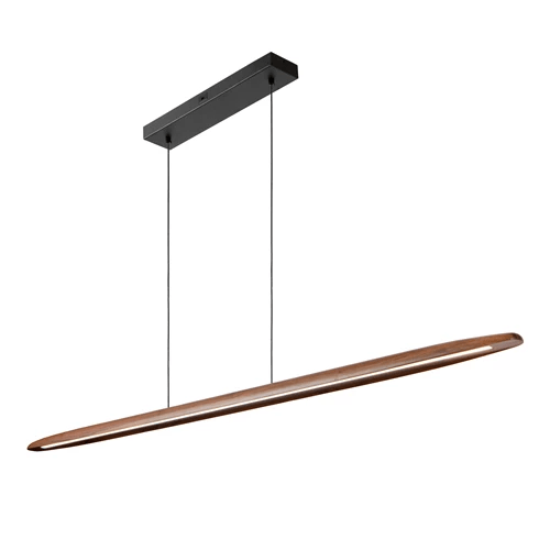Lucide LANGHOLT - Hanglamp - LED Dimb. - CCT - 1x28W 2200K/4000K - Licht hout | Vibes