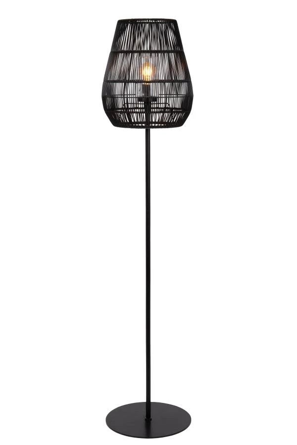 Lucide nerida - vloerlamp buiten - o35 cm - 1xe27 - ip44 - zwart